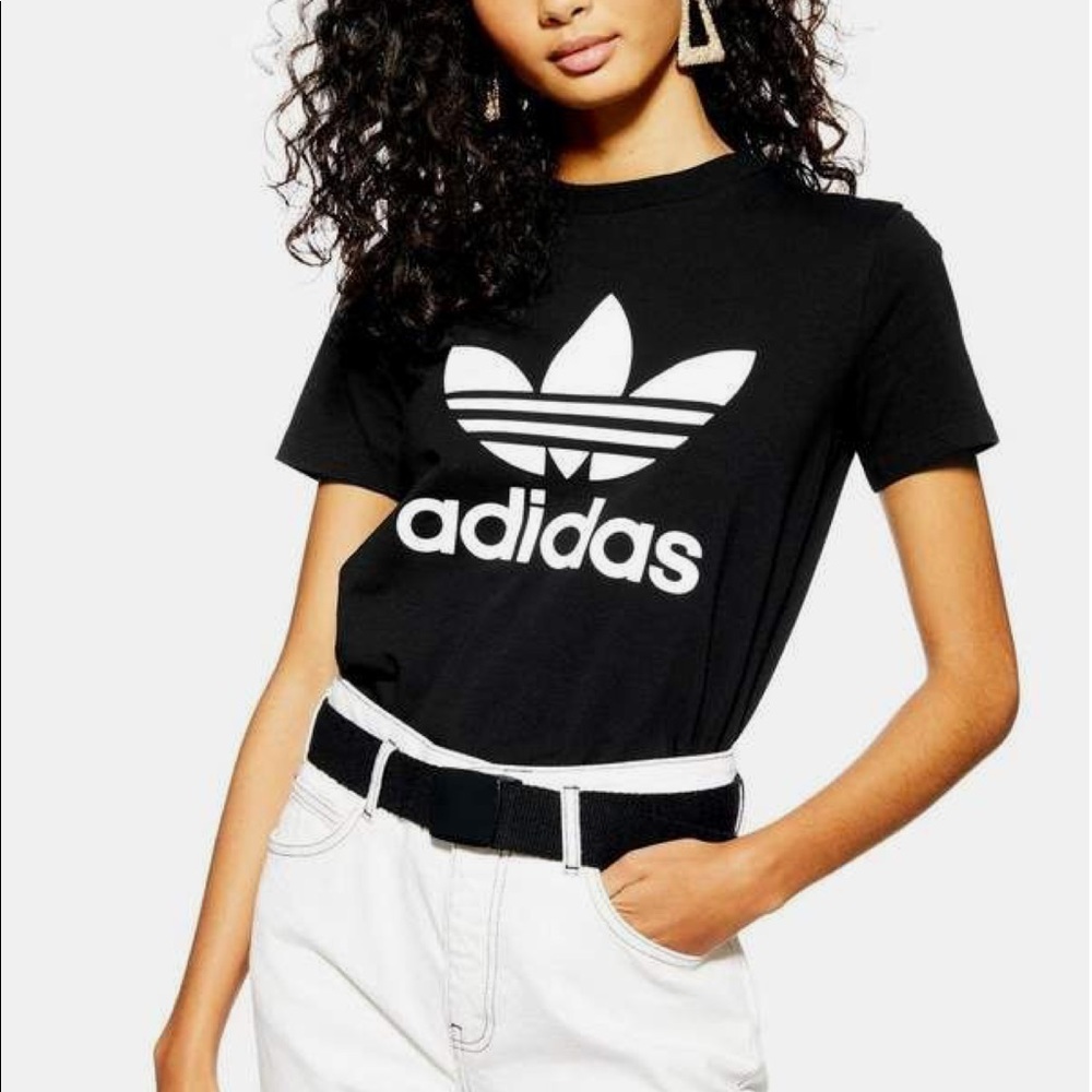 Adidas Basic Trefoil Tee Black- M - image 7